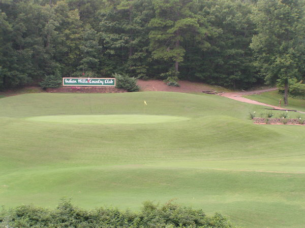 Indian Hills 18-hole golf course and country club in Fairfield Bay, AR.